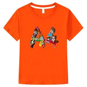 T-shirts Team Merch A4 NIEUW LAMBA Vlad Paper Childrens T-Shirt Boys and Girls Short Sleeved T-Shirt Casual Fashion Childrens Clothing Y2KL2405