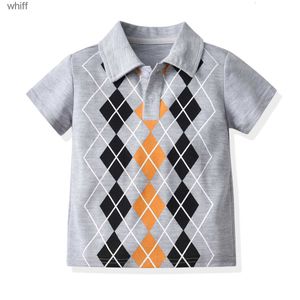 T-shirts t-shirts jongens polo shirts shirt shirt met korte mouwen voor kinderkraag tops tees zomer baby katoen kinderen kleding casual 230327 c240413