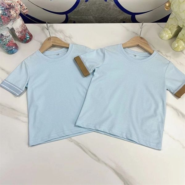 Camisetas Venta al por mayor de ropa para niños de gama alta Diseño de moda de verano Camiseta de algodón para niños con estampado de letras para niños Ropa superior de lujo 230414