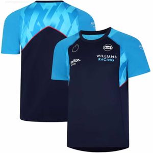 T-shirts Williams Racing 2023, maillot d'entraînement de l'équipe, uniforme F1, combinaison de formule 1 et Sport décontracté