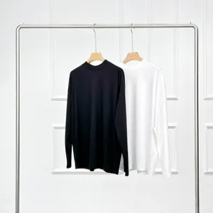 T Damesoverhemden Niche Design Fashionable Round Round Neck Long Sleeve T -Shirt -Shirt
