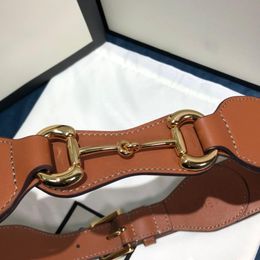 T0P cinturón de calidad para mujer para mujer cuero de becerro real si es un cinturón falso, pague 10 veces la pretina marca de lujo diseñador oficial repro289H