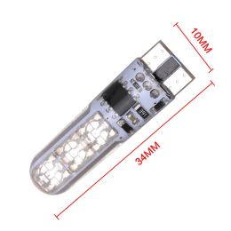 T10 W5W 194 5050 LED RVB LUMIÈRES CAR VOINE INTÉRIEUR SIGNAGE CADICATION DÉTÉSO RÉLÉCORME BUBBES MULTIFS LAMPES