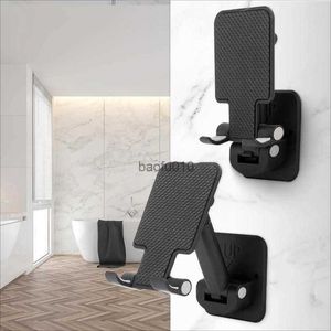 T11 Verstelbare Muur Telefoon Houder Stand Wall Mount Auto Telefoon Houder Telefoon Beugel Voor Keuken Wasruimte Mobiele Telefoon Accessoires L230619