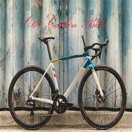 Vélo de route complet en carbone T1100 C68, frein à disque, or blanc, avec groupe R7020 et roues Ace 38mm, 263m