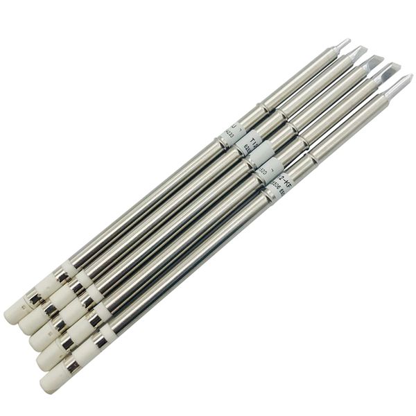 Freehipping T12 K Souder Soudering Iron Tip T12 Série Souder la tête de fer pour Hakko FX951 STC et STM32 Fon de soudure OLED