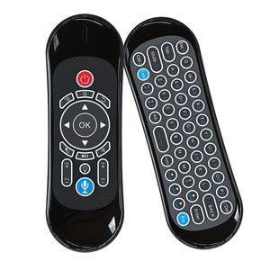 T120 Mini Voice Wireless Keyboard 2.4G Vlieglucht Muis 7 Kleuren Vergrendeling Toetsenbord Afstandsbediening voor Android TV-doos