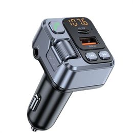 Lecteur Bluetooth de voiture T16 PD30W, Charge Super rapide, appel mains libres, transmetteur MP3 FM pour voiture