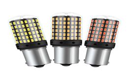 Ampoules LED T20 7440 W21W 3014 144smd, CanBus sans erreur 1156 BA15S P21W BAU15S PY21W, lampe pour clignotant de voiture, sans Flash1298006