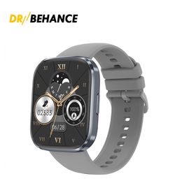 T33 Hot 1.96 Bluetooth appelant fréquence cardiaque continue lumière rouge sang oxygène sommeil IP68 montre intelligente pour hommes femme