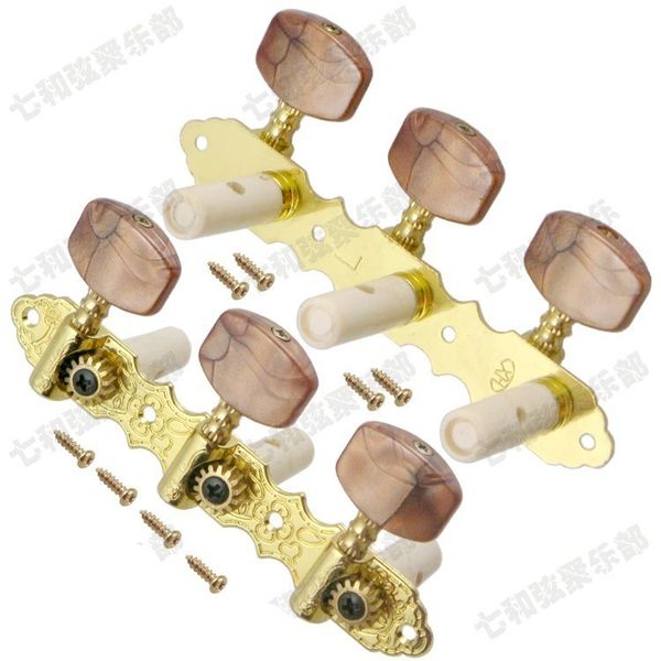 T38 3R3L accordeur de guitare acoustique bouton de cordes chevilles clés accessoires d'instruments de musique pièces de guitare