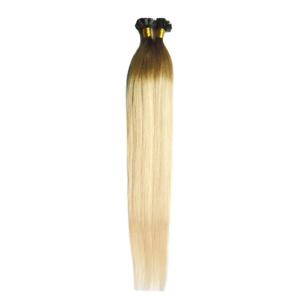 T4/613 deux tons ombre cheveux brésiliens 100g u tip extensions de cheveux en gros