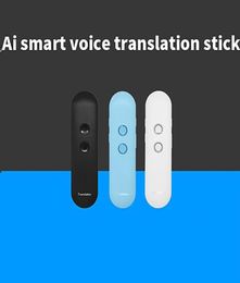 Traducteur vocal intelligent T4, enregistrement en 42 langues, traduction à l'étranger, StickTranslator de voyage, appareil Portable AI DHLa52a088979161