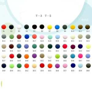 T5 60 couleurs tissu et couture KAM boutons pression en résine bouton pression plastique 1000 ensembles/couleur ZC1078