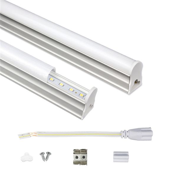 T5 tubo LED integrado 1 pie 2 pies 3 pies 4 pies 175-265 V LED tubo fluorescente SMD2835 6 W 10 W 14 W 18 W luces LED