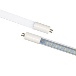 T5 LED fluorescerende buis verlichtingsarmatuur Lamp Lamp G5 Mini Base 85-265V Ballast Bypass Dual-End aangedreven LED-winkelverlichting Crestech168