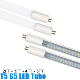 T5 LED Tube Light 4ft 3ft 2ft T5 Fluorescent G5 LED s'allume 9w 13w 18w 23w Lampe à tubes LED intégrée de 4 pieds AC85-265v Oemled