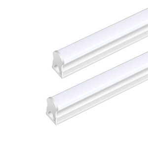 T5 LED buis licht geïntegreerde enkele armatuur, transparante afdekking melkachtige dekking, utility shop licht, plafond en onder kast licht