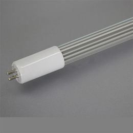 Tubes à LED T5 2pins 2ft 60cm 9W AC85-265V G5 LUMIÈRES 100LM / W SMD2835 LAMBRES FLUORESCENTS 2 pieds 600 mm 220V 5000K 5500K Barbaire linéaire Bulbes Drive de luminosité Inside Play and Play