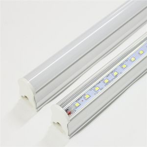 T5 LED Buizen Licht 1ft 30cm 5W AC85-265V Geïntegreerde PF0.95 SMD2835 5000K 5500K Fluorescentielampen 1 voet 250V Lineaire Bar Lamp Accessoires 0.3m 100LM/W Helderheid Verlichting