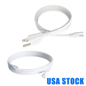 T5 T8 Connector Power Switch Cord LED -buisverlenging met aan/uit Swith US Plug 1ft 2ft 3,3ft 4ft 5ft 6ft 6.6ft 100 Pack Crestech