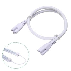 Support de rallonge T8, fil de tube LED T5, connecteur de fil 1ft 2ft 3ft 4ft 5ft 6ft pour éclairage de magasin, câble d'alimentation avec prise US