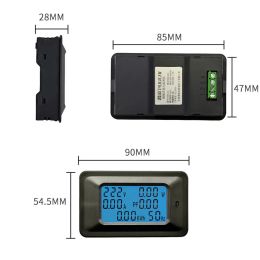 T50 AC 22KW 110 220V Digitale voltmeter Ammeter 100A stroomspanningsmeter Power Energy Amps Volt Wattmeter Tester Detector