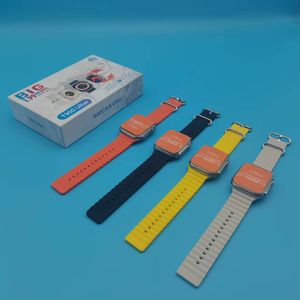 T900 Ultra Watch 8 1.99 pulgadas Pantalla Smartwatch Relojes Deporte Monitor de ritmo cardíaco al aire libre Rastreador de ejercicios Pulsera inteligente Llamada Bluetooth para iPhone 14 13 12 11 Pro Max