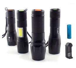 T6 2 LED torche haute puissance pour la chasse équitation Camping Flash lumière Torcia 18650 batterie USB tactique Latarka1326d5104421