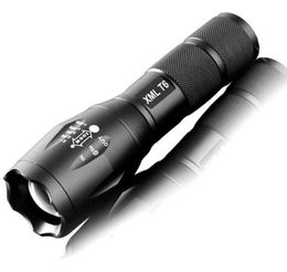 T6 2000 Lumens Torchas de alta potencia con lentitudes LED tácticas con montaje de antorcha 18650 Batería de búsqueda Batter