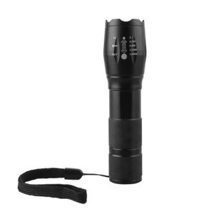 T6 Flashlight Telescopic Zoomable Aluminium zaklampen 5 Mode Outdoor Tactical Hunting Camping Lampen met 18650 Batterijlader