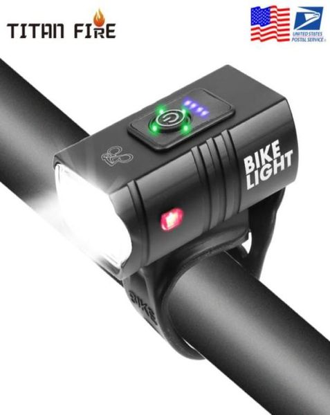 T6 LED vélo lumière USB Rechargeable affichage de puissance vtt montagne route vélo avant lampe cyclisme Equipment73290991389005