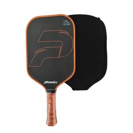 T700 Raw Carbon Friction Surface Race Pro High Spin Pickleball Paddle 16mm Offensief Racket Defensief Big Sweet Spot 240425