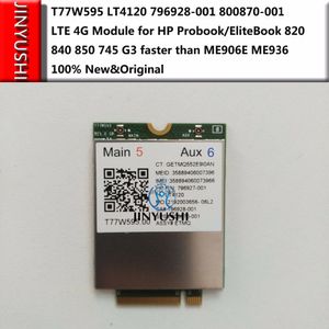 Envío gratuito T77W595 LT4120 796928-001 800870-001 Módulo LTE 4G para HP Probook/EliteBook 820 840 850 745 G3 más rápido que ME906E ME936