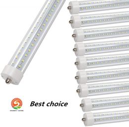 T8 5ft LED -koeler deurbuislampen 45W AC110V FA8 enkele pin Dualend aangedreven ballast bypass Clear Len 6500K F60T12 vervangende flu5917221