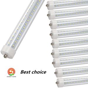 T8 5ft LED Cooler Door Tube Lámparas 45w AC110V FA8 Single Pin Dual-End Powered Lastre Bypass Clear Len 6500K F60T12 Reemplazo fluorescente