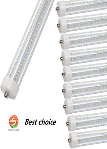 T8 5ft LED -koeler deurbuislampen 45W AC110V FA8 enkele pin Dualend aangedreven ballast bypass Clear Len 6500K F60T12 vervangende flu6178984