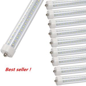 T8 Tubes de porte de refroidisseur à LED de 1,5 m Lumières 45 W AC110 V FA8 Ballast alimenté à double extrémité Bypass Clear Len 6500 K F60T12 Fluorescent de remplacement