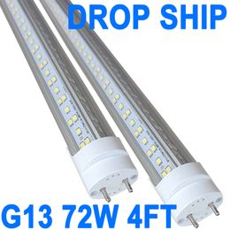 Crestech T8 72 W Blanc froid, lampe à tube linéaire fluorescent T8, ampoule de rechange pour luminaire T8, base à deux broches G13, lampe fluorescente de remplacement, armoire de garage 6500 K