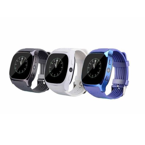 T8 Bluetooth Smart Card Phone Watch Sports Podomètre Wearable Watch