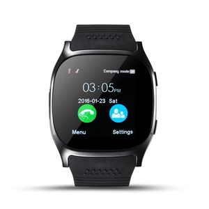 T8 GPS Montre Intelligente Bluetooth Passomètre Sport Tracker Montre-Bracelet Intelligente Avec Caméra Horloge SIM Slot Caméra Bracelet Intelligent Pour IOS Android