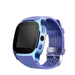 T8 GPS Reloj inteligente Bluetooth Pasómetro Rastreador de actividades deportivas Reloj inteligente con cámara Reloj Ranura SIM Pulsera para Iphone Android