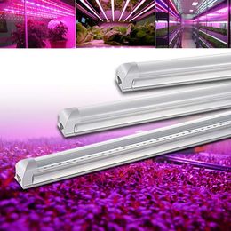 T8 Integrated LED Grow Light UV 365-375nm 365nm 3ft 14W AC100-305V Tube Lights 72LEDS PF0.95 FCC Bulb Lamp Ultraviolette Desinfectie Kiem