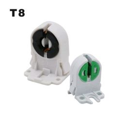T8 Lamphouder 21007 PBT Flame Retardant G13 Fluorescent Licht Plastic Socket T4 T5 Lampbasis 50008 voor LED -buis1153283