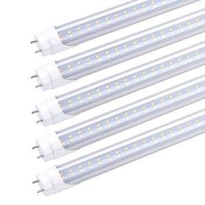 4FT LED-buislampen, G13 Bi-pin 4'-buizen, dubbelzijdig vermogen, ballast-bypassing vereist, 48 inch T8 T10 T12 vervanging van fluorescentielampen