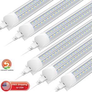 T8 Led Tube 4ft V-Shape Integrated Fluorescent Led Light 1200mm 28W 36W Super Bright Angle de faisceau de 270 degrés Lampe ampoule V forme utilitaire magasin garage lumières