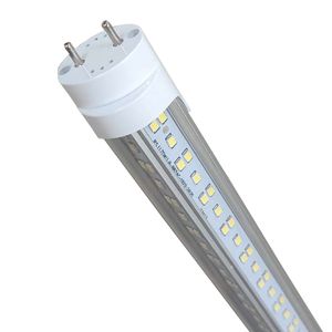 Ampoules à tube LED T8 1,2 m 72 W 6500 K, puissance à double extrémité 4 pieds LED Tube fluorescent de remplacement à haut rendement en forme de V Bi-Pin G13 Ballast de base Usalight