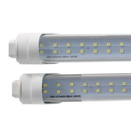T8 LED-buislicht R17d 8ft 2,4 m LED V-vorm dubbel gloeilicht voor koelere deur LICHTEN led-verlichting fluorescentielamp voor winkelgarage293H