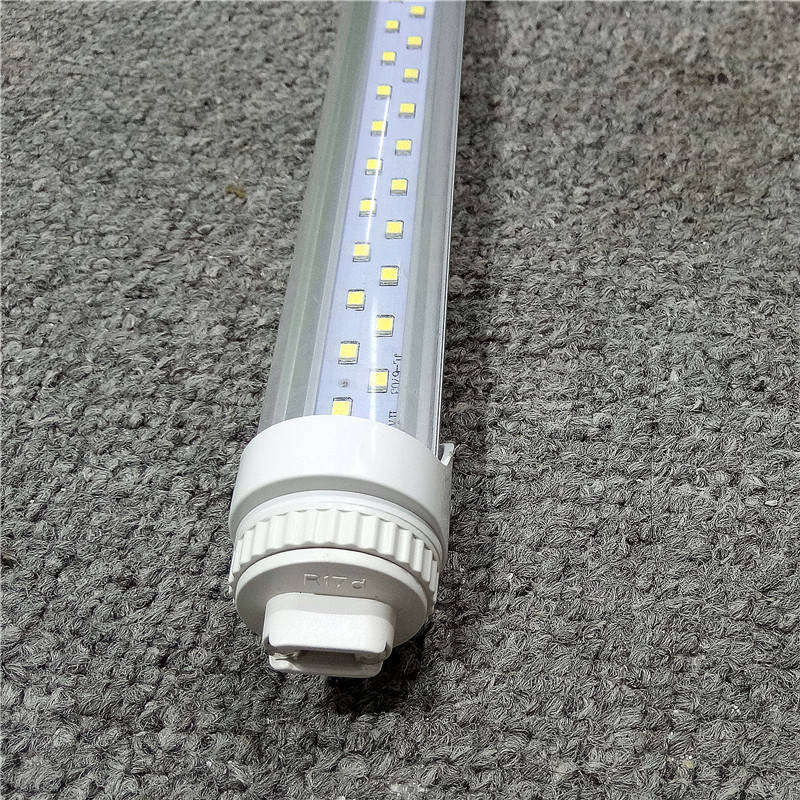 Tubi LED T8 Doppio PCB 1ft 30cm 10W AC85-265V Luci FA8 R17D SMD2835 Un singolo pin Ruota Lampade fluorescenti Lampadine a barra lineare 250V 100LM/W Accessori Plug and Play