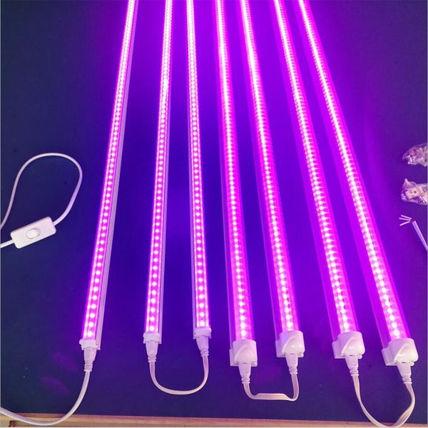 Tubos LED T8 LED integrado UV 395-400 nm 120cm 4ft 18W AC100-240V Luces 144leds FCC PF0.9 BLUBS DE 1200 mm Lámparas Iluminación de germen de desinfección ultravioleta directamente desde China